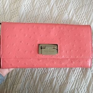 Coral Kate spade wallet